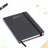 Black Hardbound Corporate Journal