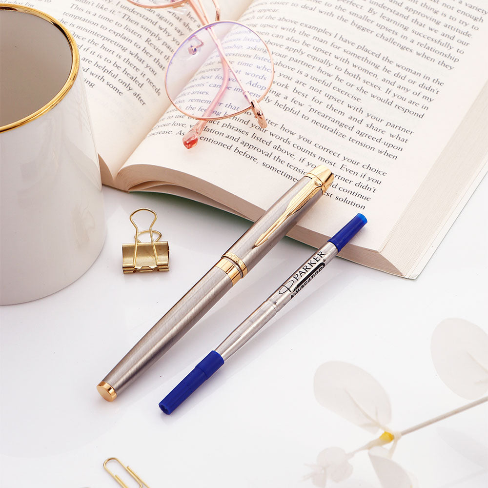 Odyssey Brushed Metal Roller Ball Pen