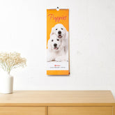 Puppies 2025 Wall Calendar With Envelope