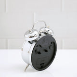 Silver Twin Bell Alarm Clock
