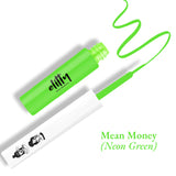 Elitty Neon Green Matte Pop Coloured Eyeliner -Mean Money (4ml)