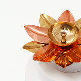 Floral Brass Akhand Jyoti Diya