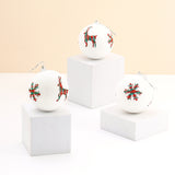 White Christmas Carol Balls