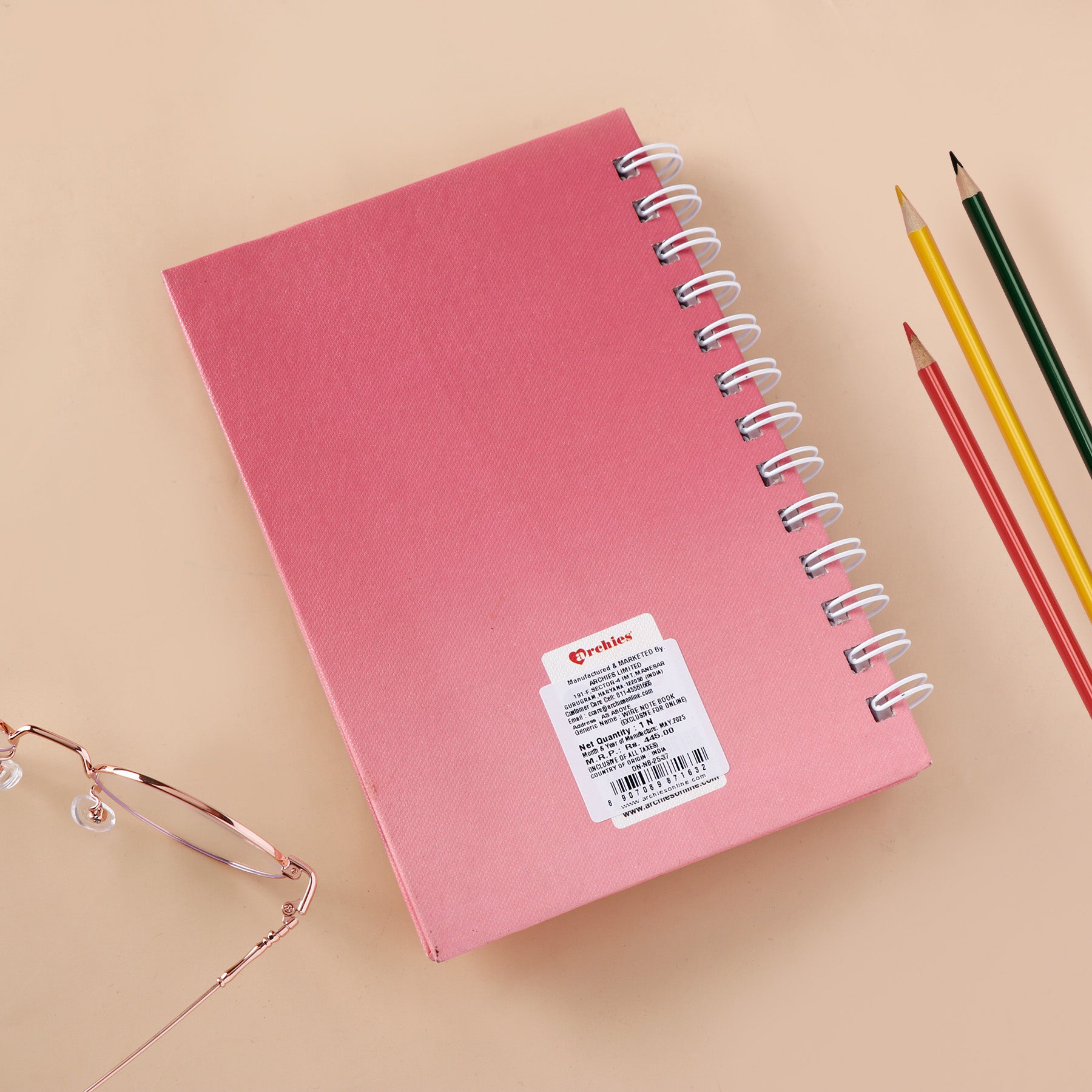 Cupcake Theme Googli Eyes Spiral Notebook