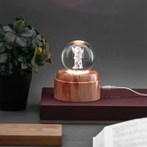 Astronaut Character Crystal Ball Lamp