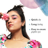 Elitty Prism Ombre Waterproof Liquid Eyeliner Combo | Pack of 3 Holographic Shades (Green Brown,Silver Blue, Purple Blue) |4 ML Each