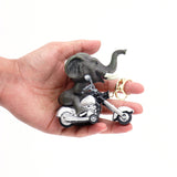 Elephant Bike Ride Keychain