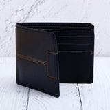 Midnight Black Wallet And Keychain Gift Set
