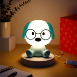 Blue Puppy Night Light Kids Lamp