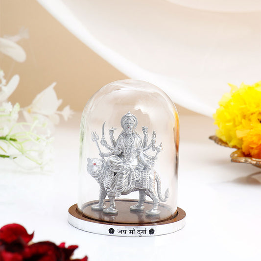Shakti Durga Idol - Silver