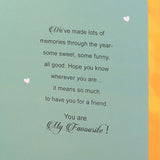 Connected By Heart Friendship Greeting Card