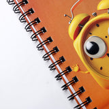 Clock Theme Googli Eyes Spiral Notebook