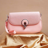 Archies Pink Luxe Diva Handbag with Adjustable Straps