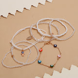 White Fairy Multi Layer Bracelet Set