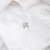 Silver-Toned Butterfly Lariat Necklace and Earcuff Set