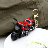 Red Superbike Keychain