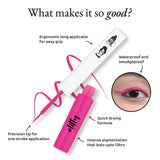 Elitty Hot Pink Matte Pop Coloured Eyeliner -High Key (4ml)