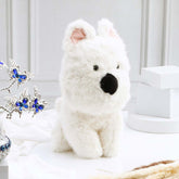 White Plush Dog Soft Toy