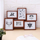 Classic Wooden Multi-Space Photo Frame