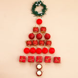 Red Christmas Decor For Tree - 48 Units