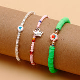 Princess Charm Multi Layer Bracelet Set