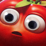 Pineapple Theme Googli Eyes Elastic Closure Notebook