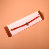 Surya-Chandra Premium Silver Rakhi
