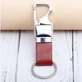 Premium Brown Wallet And Keychain Gift Set