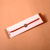 OM Premium Silver Rakhi