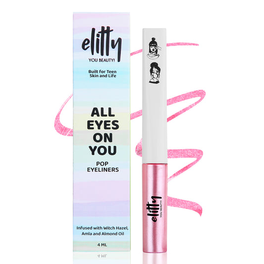 Elitty Pink Metallic Pop Coloured Eyeliner - Space Goddess (4ml)