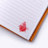 Pear Theme Googli Eyes Lock Notebook