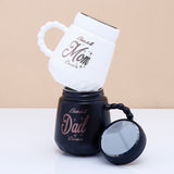 Mom and Dad Quoted Couple Mugs