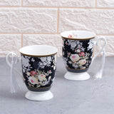 Black European Classic Vintage Couple Mug