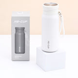 White Steel Sipper Bottle