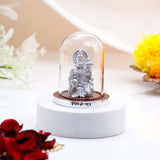 Shree Omkaar Hanuman Idol - Silver
