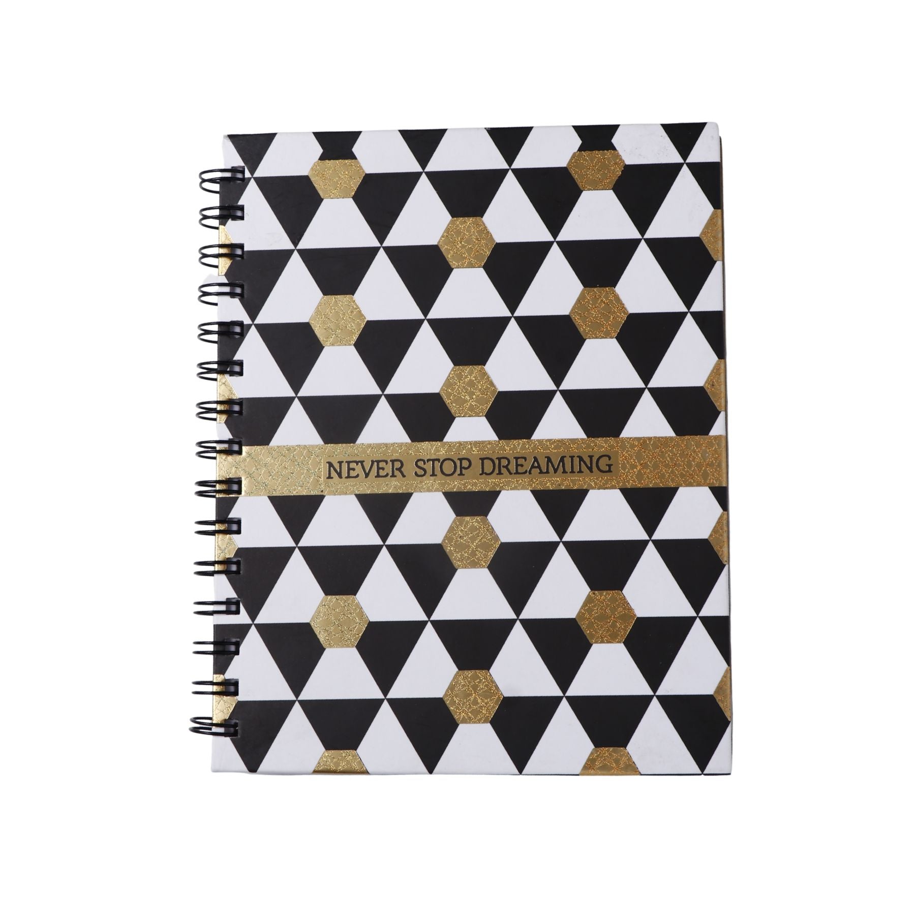 Never Stop Dreaming Quoted Spiral Notebook