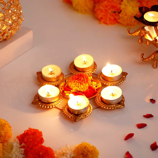 Diya Bowl for Floating Flower and Tea Light Diya Decoration