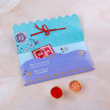 Rakhi mailer with Roli chawal and Envelope