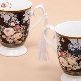 Black European Classic Vintage Couple Mug