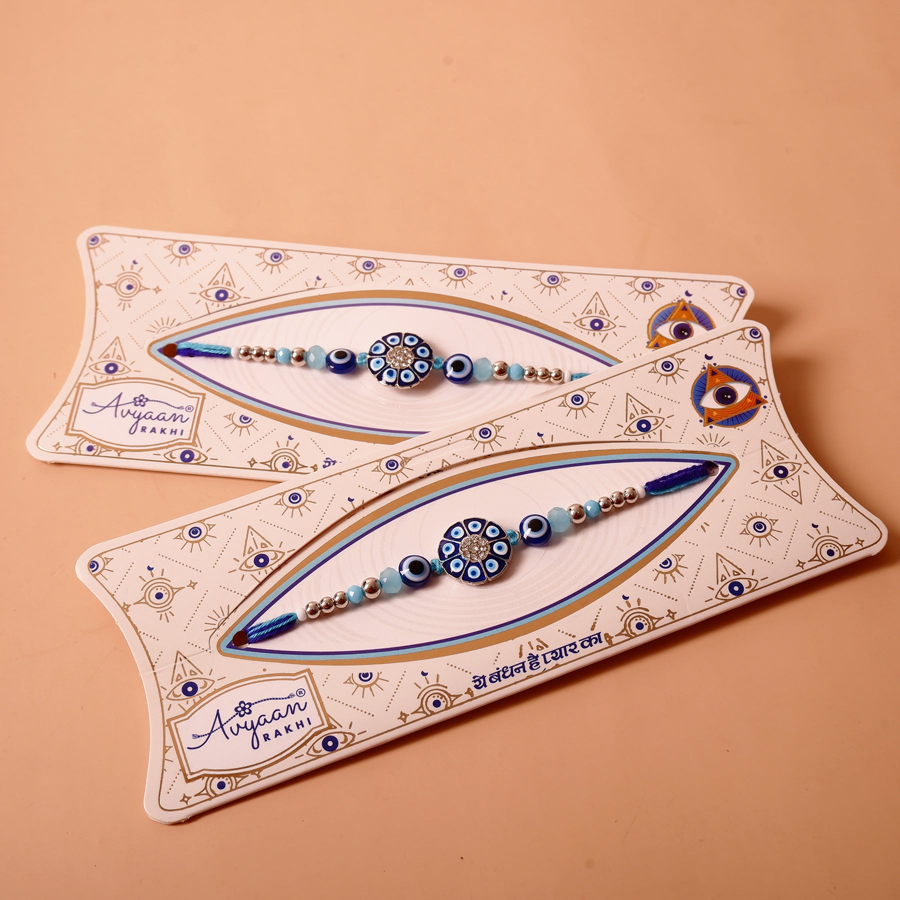 Sacred Evil Eye Premium Rakhi Pack of 2