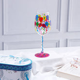 Happy Birthday Quoted Birthday Wine Glass