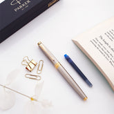 Aster Brushed Metal Fountain Pen