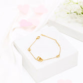 Interlocked Clover Bracelet