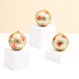 Glittery Christmas Golden Balls