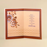 Dear Brother Raksha Bandhan Greeting Card With Envelope