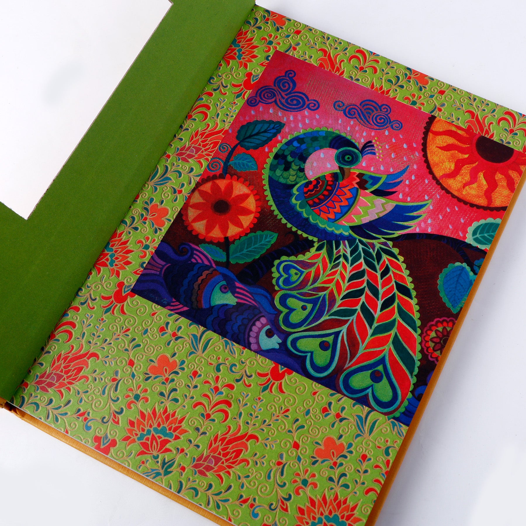 Desi Archies Peacock Design Notebook
