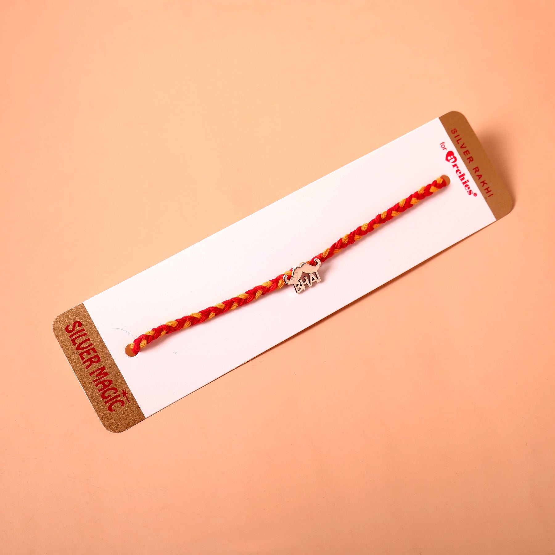 Bhai Premium Silver Rakhi