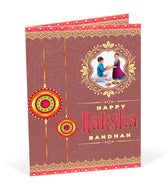 Happy Rakhi Personalised Greeting Card