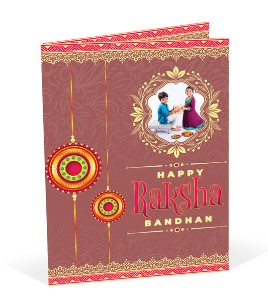 Happy Rakhi Personalised Greeting Card