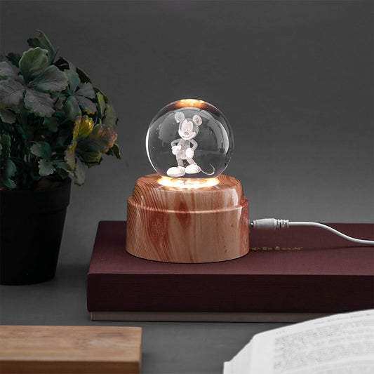 Cartoon Character Crystal Ball Lamp